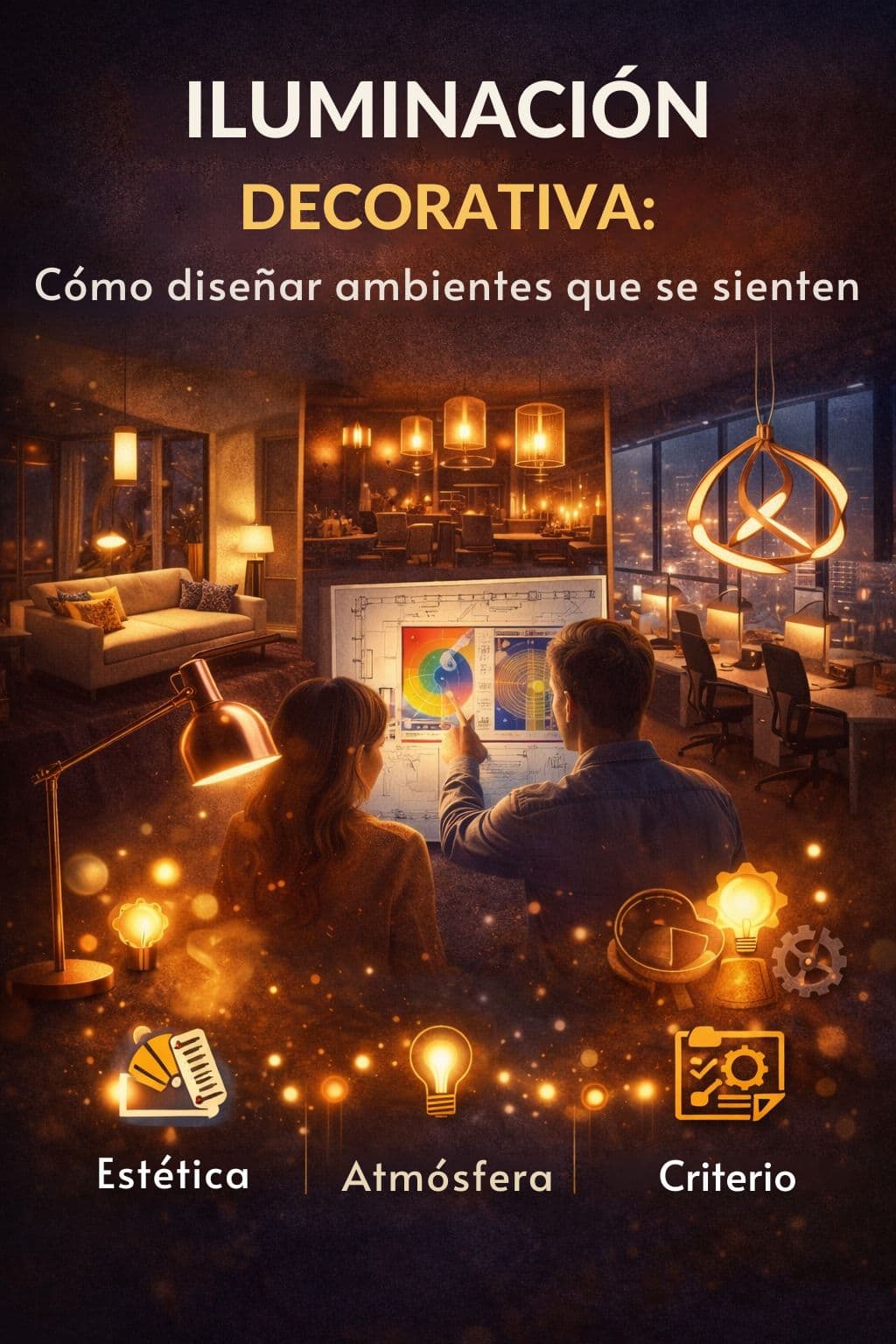 Iluminación Decorativa: Cómo diseñar ambientes que se sienten